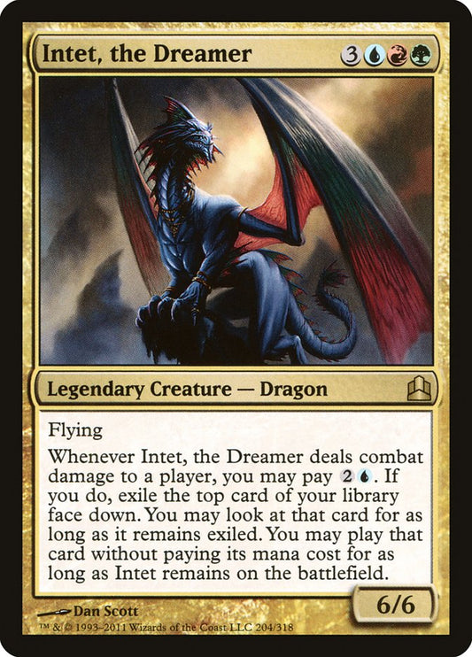 This Is An Image Of The Magic The Gathering Card Intet, the Dreamer From The Set Double Masters 2022 - Designed By Artist Dan Murayama Scott