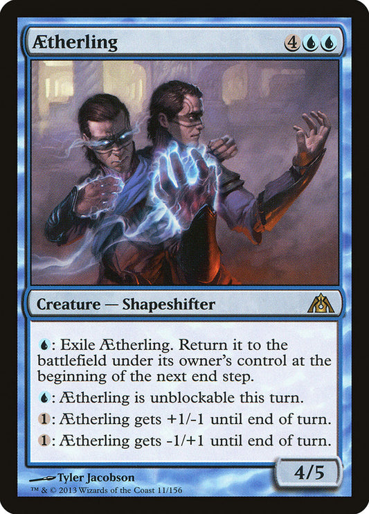 This Is An Image Of The Magic The Gathering Card Aetherling From The Set Dragon's Maze - Designed By Artist Tyler Jacobson