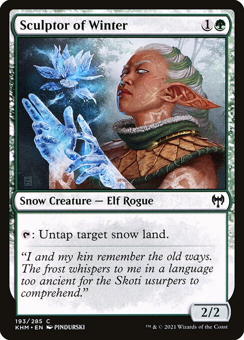 Sculptor of Winter - FOIL