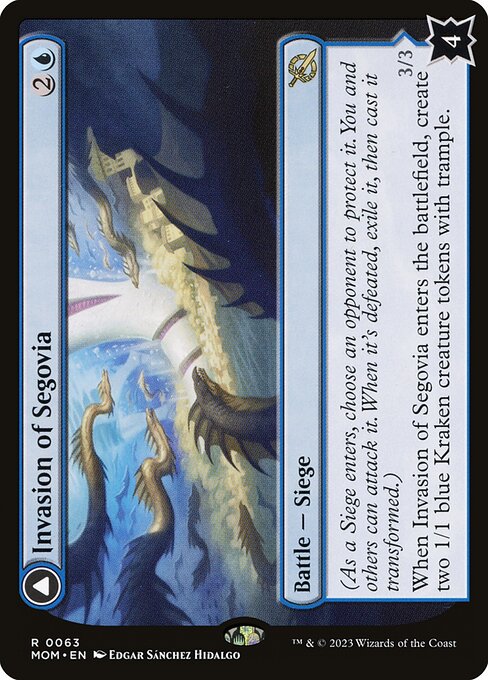 Invasion of Segovia // Caetus, Sea Tyrant of Segovia - FOIL