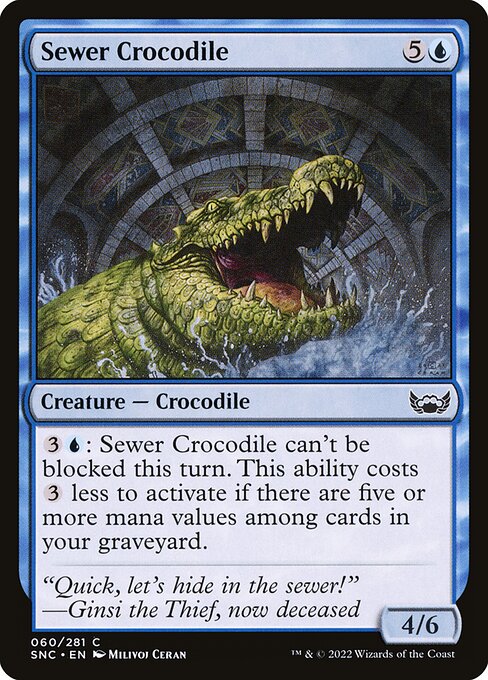 Sewer Crocodile - FOIL