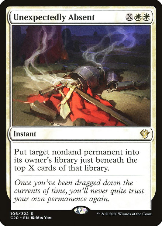 This Is An Image Of The Magic The Gathering Card Unexpectedly Absent From The Set Commander 2020 - Designed By Artist Min Yum