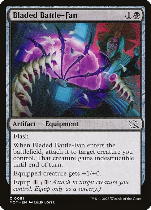 Bladed Battle-Fan - FOIL
