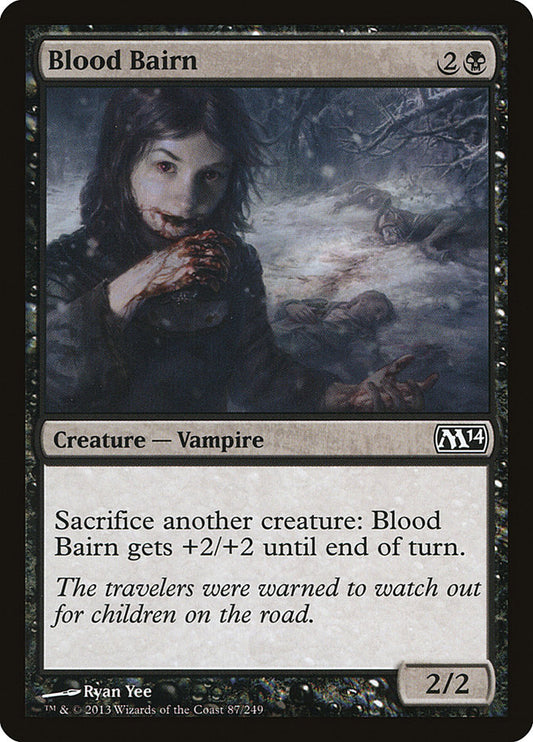 This Is An Image Of The Magic The Gathering Card Blood Bairn From The Set Commander Anthology - Designed By Artist Ryan Yee