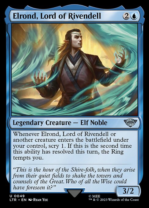 Elrond, Lord of Rivendell - FOIL