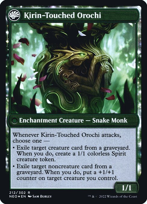 Teachings of the Kirin // Kirin-Touched Orochi - FOIL