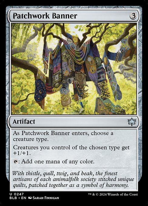 Patchwork Banner - FOIL