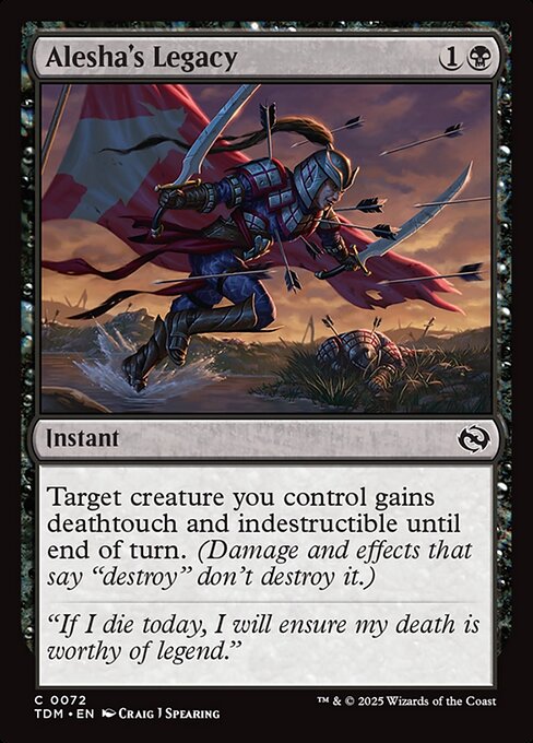 Alesha's Legacy - FOIL