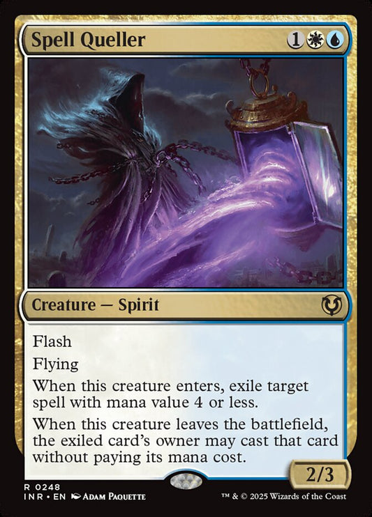 This Is An Image Of The Magic The Gathering Card Spell Queller From The Set Innistrad Remastered - Designed By Artist Adam Paquette