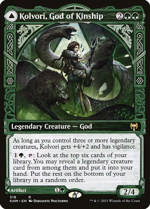 Kolvori, God of Kinship // The Ringhart Crest - FOIL