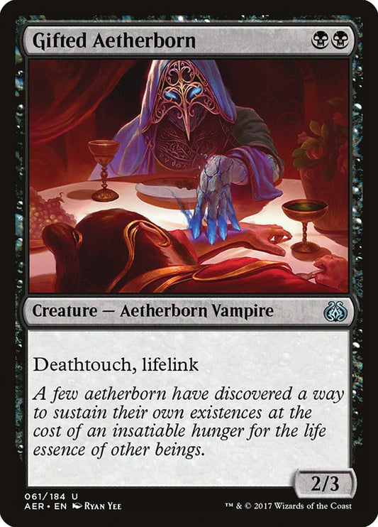 This Is An Image Of The Magic The Gathering Card Gifted Aetherborn From The Set Jumpstart - Designed By Artist Ryan Yee