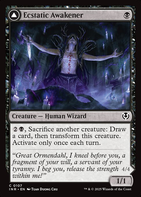 Ecstatic Awakener // Awoken Demon - FOIL