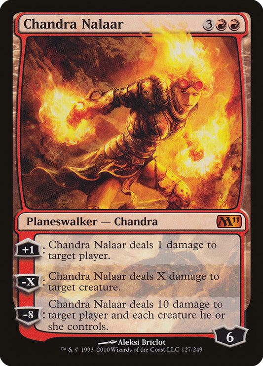 This Is An Image Of The Magic The Gathering Card Chandra Nalaar From The Set Duel Decks Anthology: Jace vs. Chandra - Designed By Artist Kev Walker