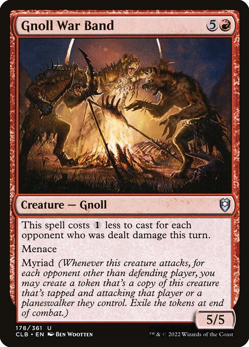 Gnoll War Band - FOIL