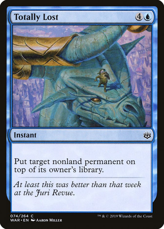 This Is An Image Of The Magic The Gathering Card Totally Lost From The Set Ravnica Remastered - Designed By Artist David Palumbo