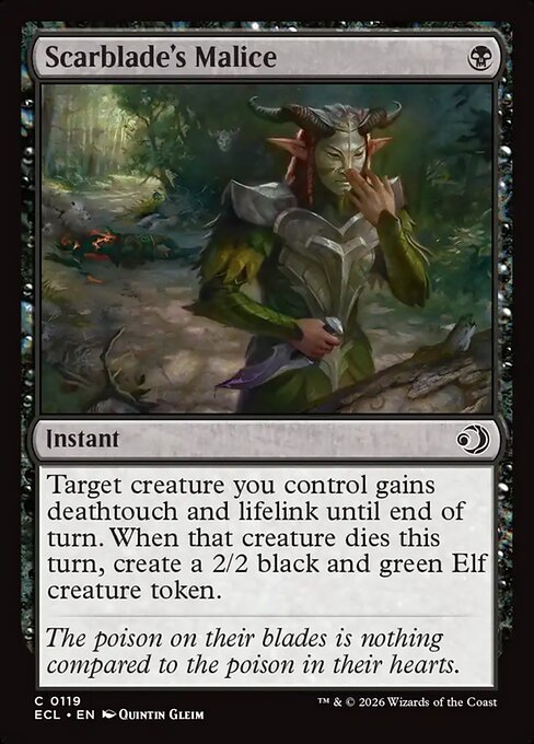 Scarblade's Malice - FOIL