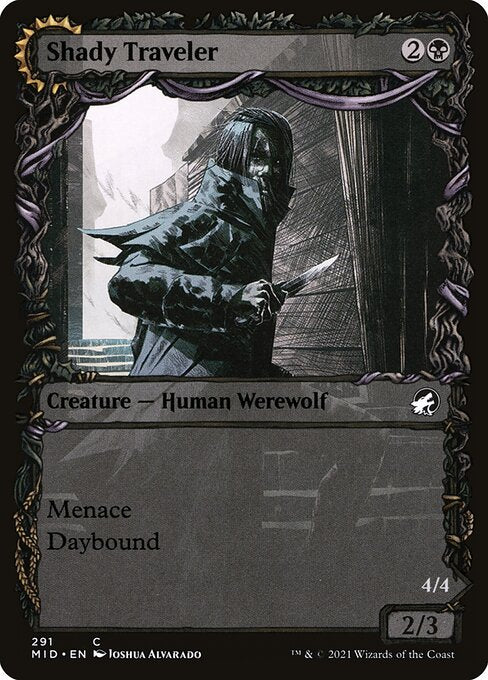 Shady Traveler // Stalking Predator - FOIL