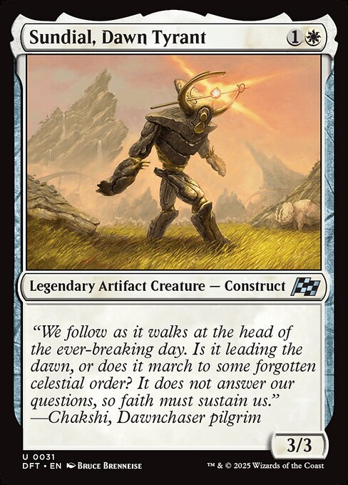 Sundial, Dawn Tyrant - FOIL