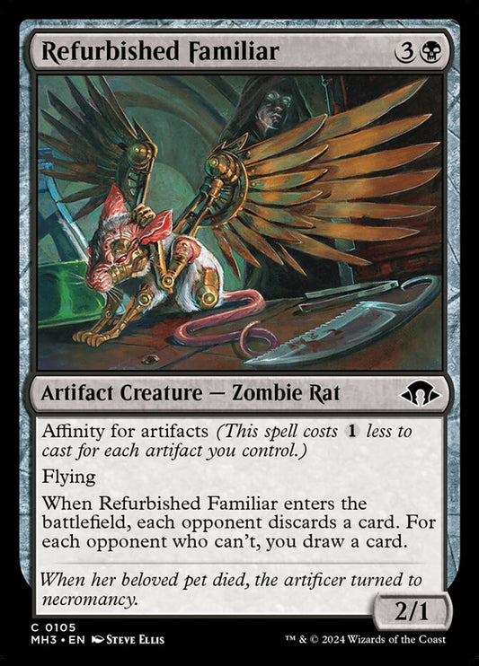 This Is An Image Of The Magic The Gathering Card Refurbished Familiar From The Set Modern Horizons 3 - Designed By Artist Steve Ellis