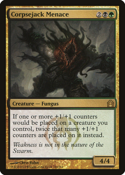 This Is An Image Of The Magic The Gathering Card Corpsejack Menace From The Set Commander Anthology Volume II - Designed By Artist Chris Rahn