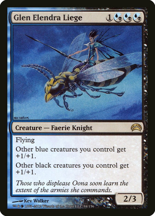 This Is An Image Of The Magic The Gathering Card Glen Elendra Liege From The Set Double Masters 2022 - Designed By Artist Kev Walker
