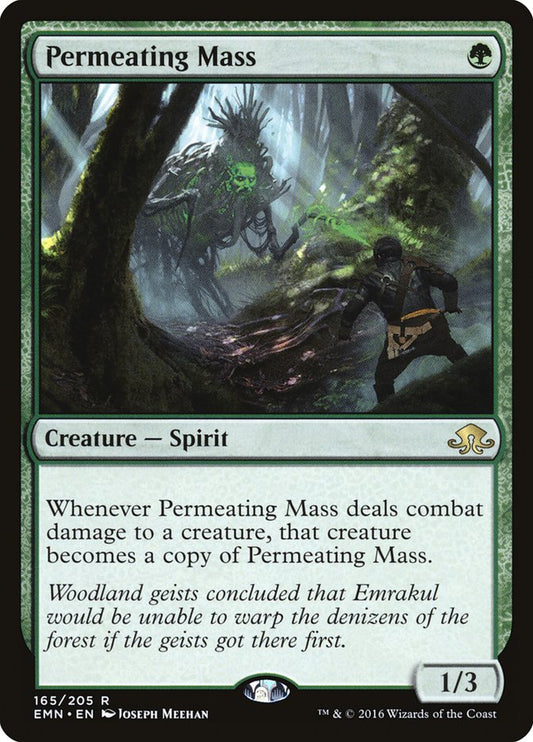 This Is An Image Of The Magic The Gathering Card Permeating Mass From The Set Eldritch Moon - Designed By Artist Joseph Meehan