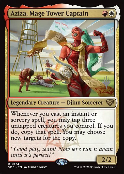 Aziza, Mage Tower Captain - FOIL