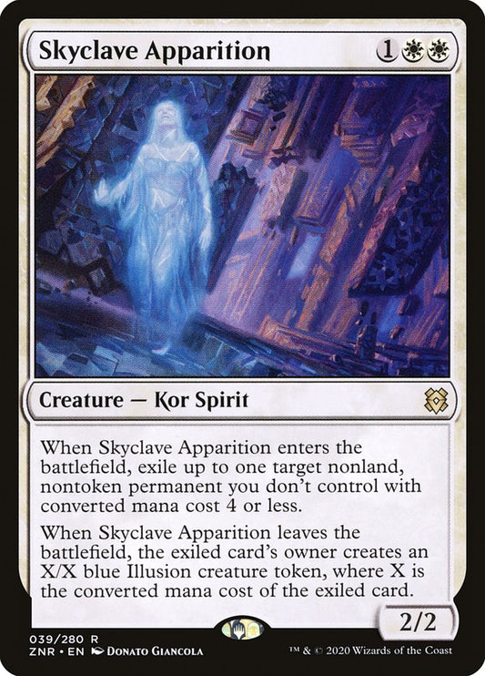 This Is An Image Of The Magic The Gathering Card Skyclave Apparition From The Set Zendikar Rising - Designed By Artist Donato Giancola