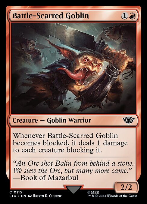 Battle-Scarred Goblin - FOIL