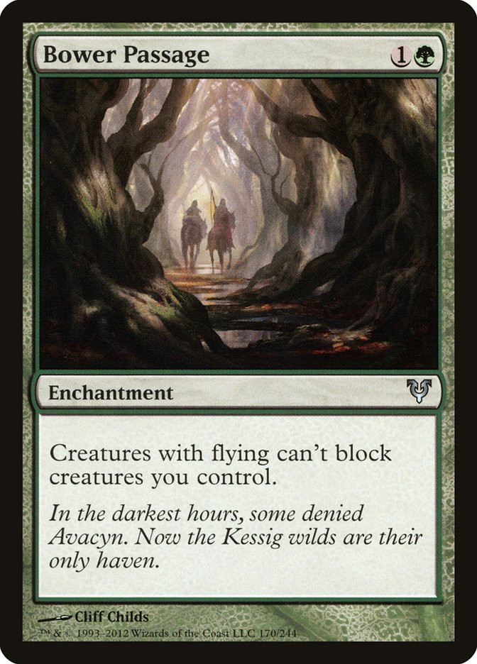 This Is An Image Of The Magic The Gathering Card Bower Passage From The Set Avacyn Restored - Designed By Artist Cliff Childs