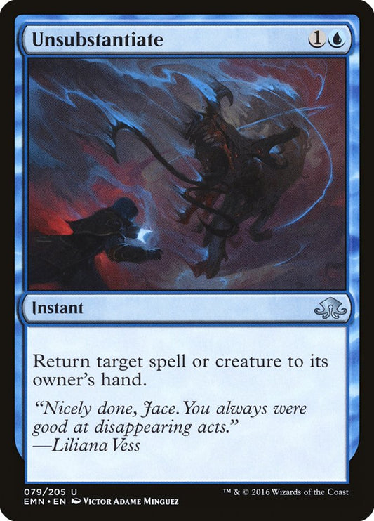 This Is An Image Of The Magic The Gathering Card Unsubstantiate From The Set Core Set 2021 - Designed By Artist Victor Adame Minguez