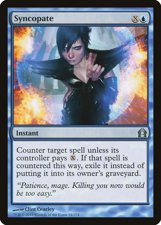 This Is An Image Of The Magic The Gathering Card Syncopate From The Set Innistrad Remastered - Designed By Artist Marta Nael