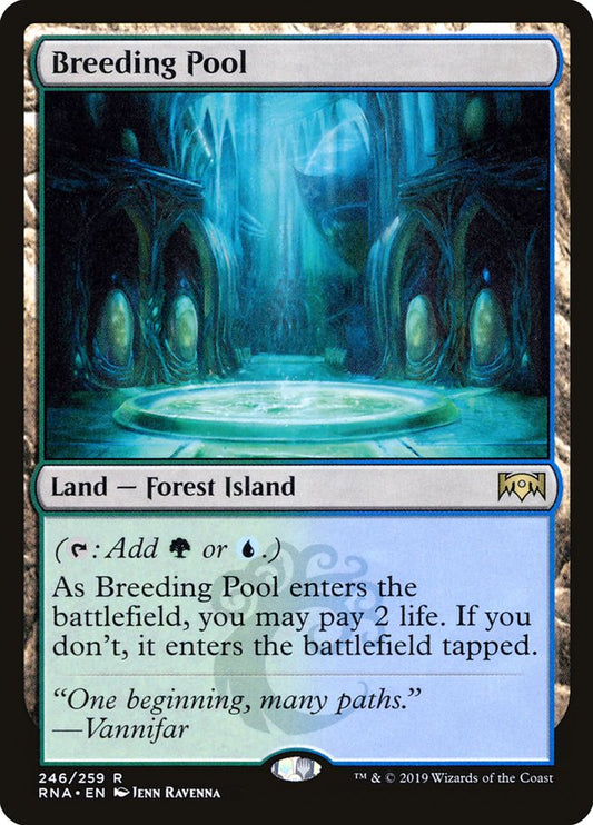 This Is An Image Of The Magic The Gathering Card Breeding Pool From The Set Ravnica Remastered - Designed By Artist Rob Alexander