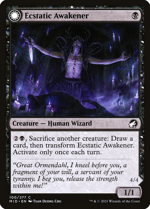 Ecstatic Awakener // Awoken Demon - FOIL