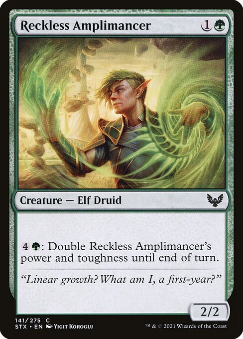 Reckless Amplimancer - FOIL