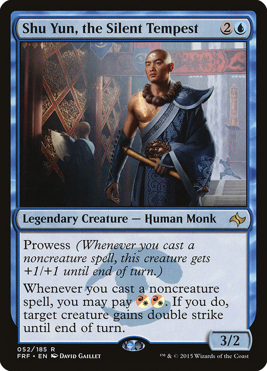 This Is An Image Of The Magic The Gathering Card Shu Yun, the Silent Tempest From The Set Fate Reforged - Designed By Artist David Gaillet