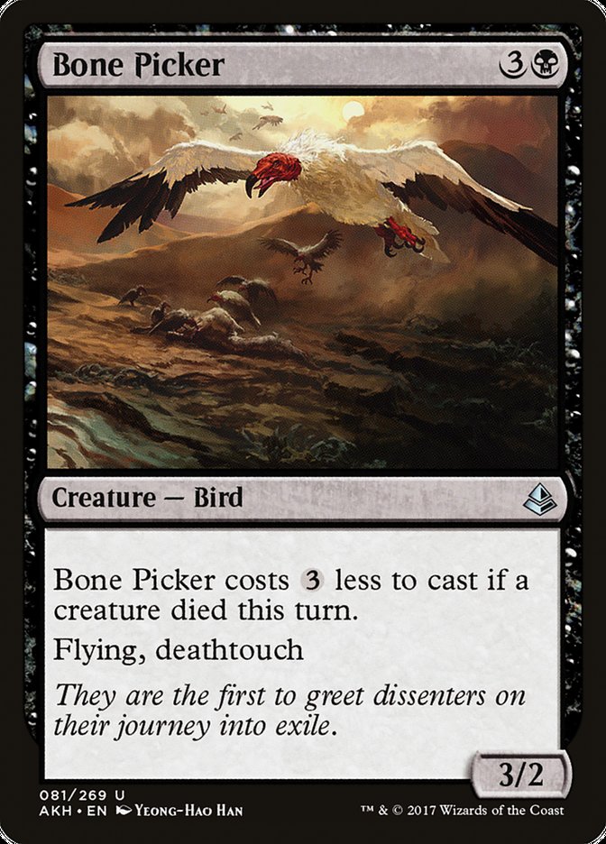 This Is An Image Of The Magic The Gathering Card Bone Picker From The Set Double Masters - Designed By Artist Yeong-Hao Han