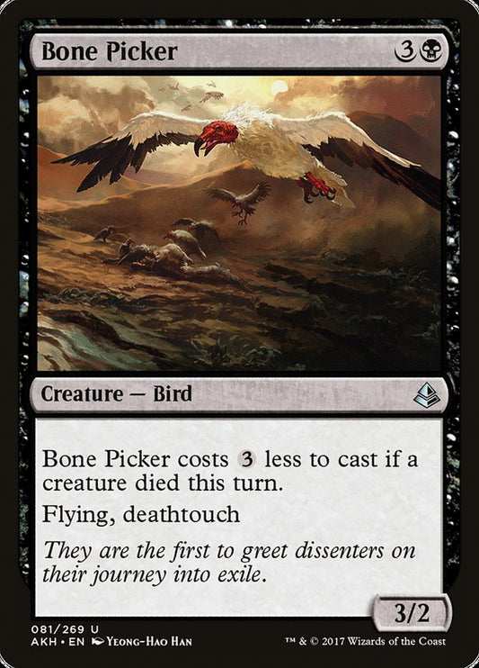 This Is An Image Of The Magic The Gathering Card Bone Picker From The Set Double Masters - Designed By Artist Yeong-Hao Han