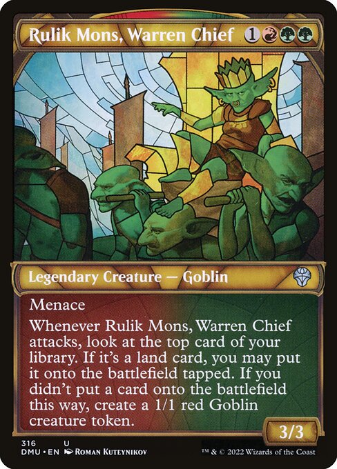 Rulik Mons, Warren Chief - FOIL
