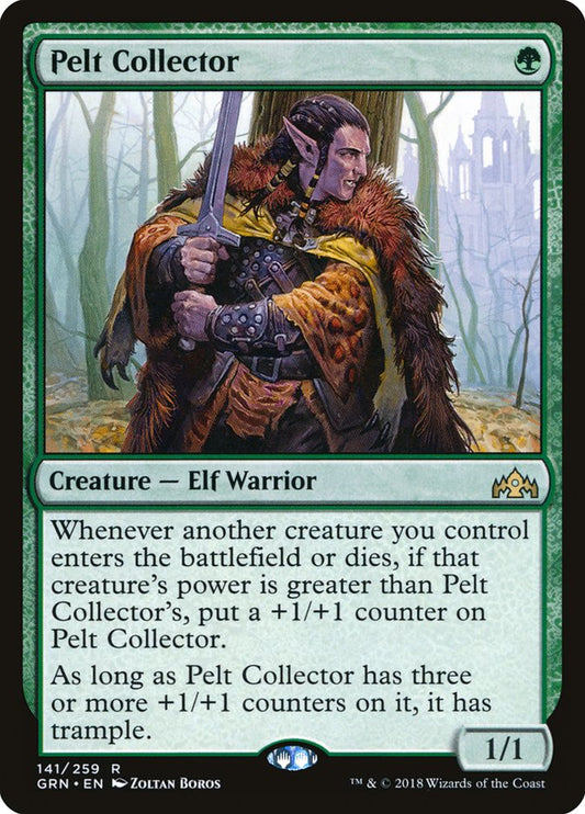 This Is An Image Of The Magic The Gathering Card Pelt Collector From The Set Guilds of Ravnica - Designed By Artist Zoltan Boros