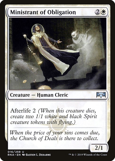 Ministrant of Obligation - FOIL