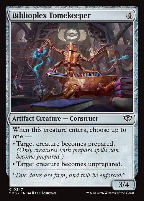 Biblioplex Tomekeeper - FOIL