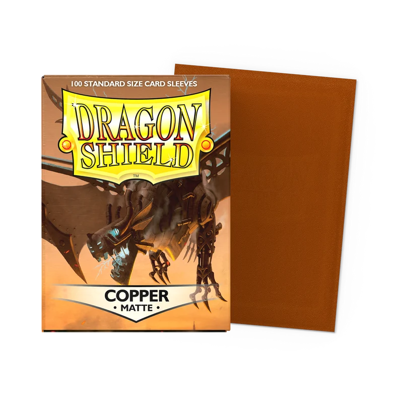 Matte Copper - Dragonshield - 100 Standard Size Sleeves