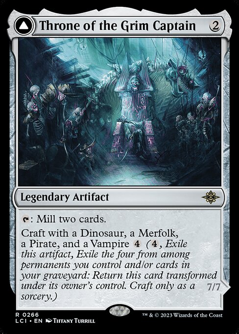 Throne of the Grim Captain // The Grim Captain - FOIL