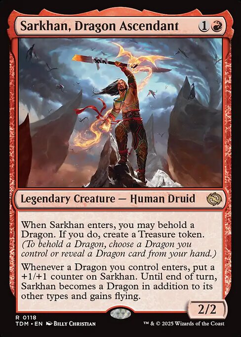 Sarkhan, Dragon Ascendant - FOIL