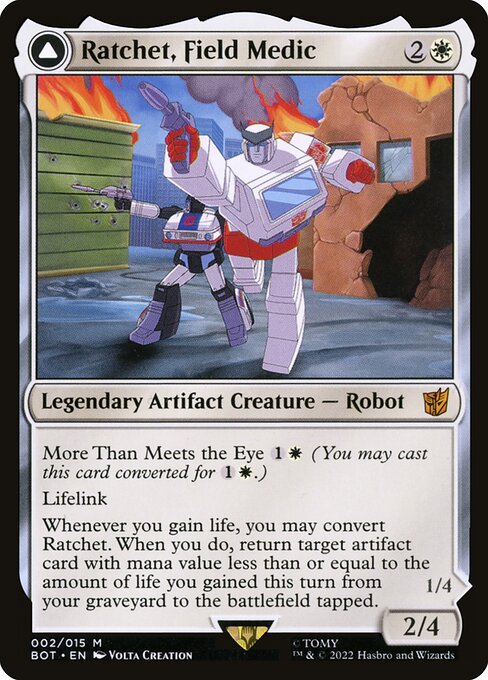 Ratchet, Field Medic // Ratchet, Rescue Racer - FOIL