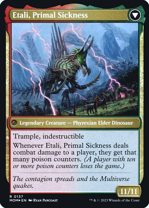 Etali, Primal Conqueror // Etali, Primal Sickness - FOIL