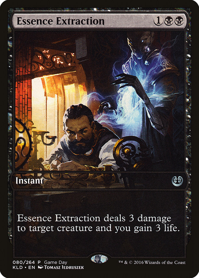 This Is An Image Of The Magic The Gathering Card Essence Extraction From The Set Kaladesh - Designed By Artist Min Yum