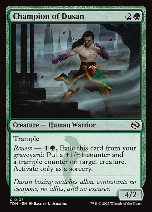 Champion of Dusan - FOIL