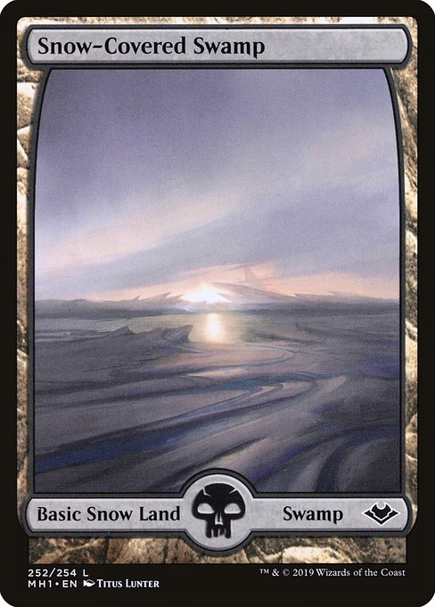 Snow-Covered Swamp - FOIL